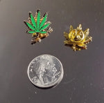 COLORFUL WEED PLANT HAT PINS