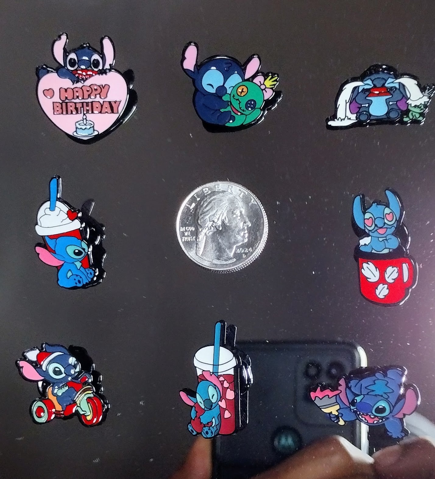 MULTIPLE STITCH HAT PINS