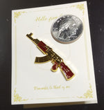 WOOD N GOLD AK47 PIN