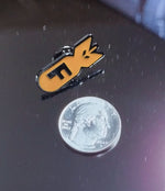 ORANGE F BOMB HAT PIN