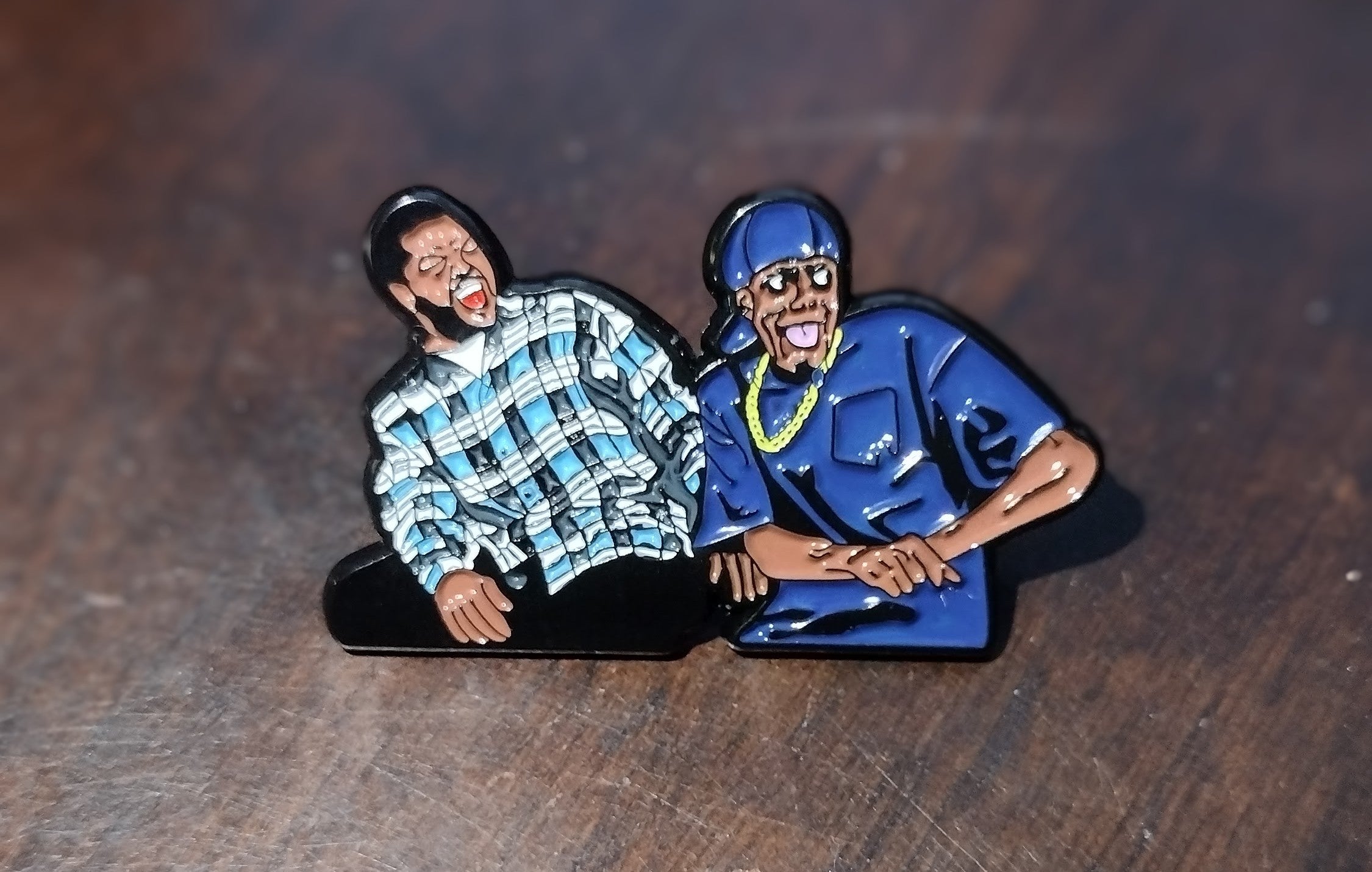 ICE CUBE N CHRIS TUCKER DAMNNN HAT PIN