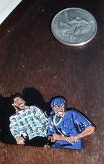 ICE CUBE N CHRIS TUCKER DAMNNN HAT PIN