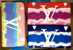 Womens Tie Dye Louis Vuitton Clutch Wallets