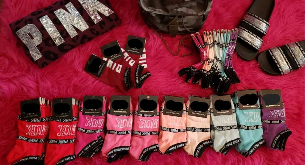 Multi-Colored VS Pink Socks