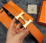 Orange Hermes Belt Size 33