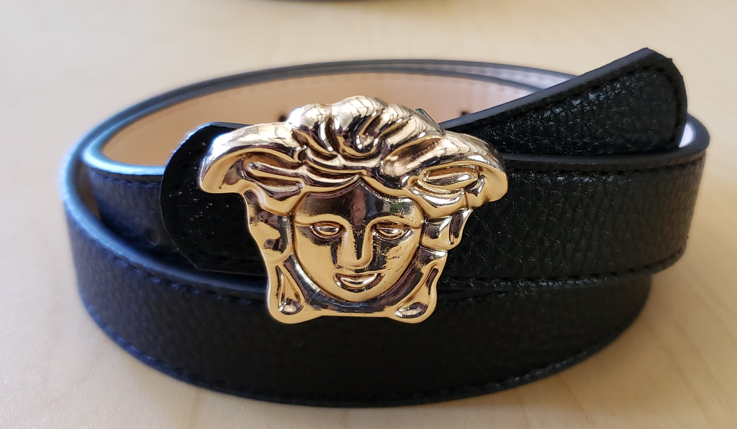 Kids Black Versace Belt