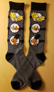 Hey Arnold Crew Socks