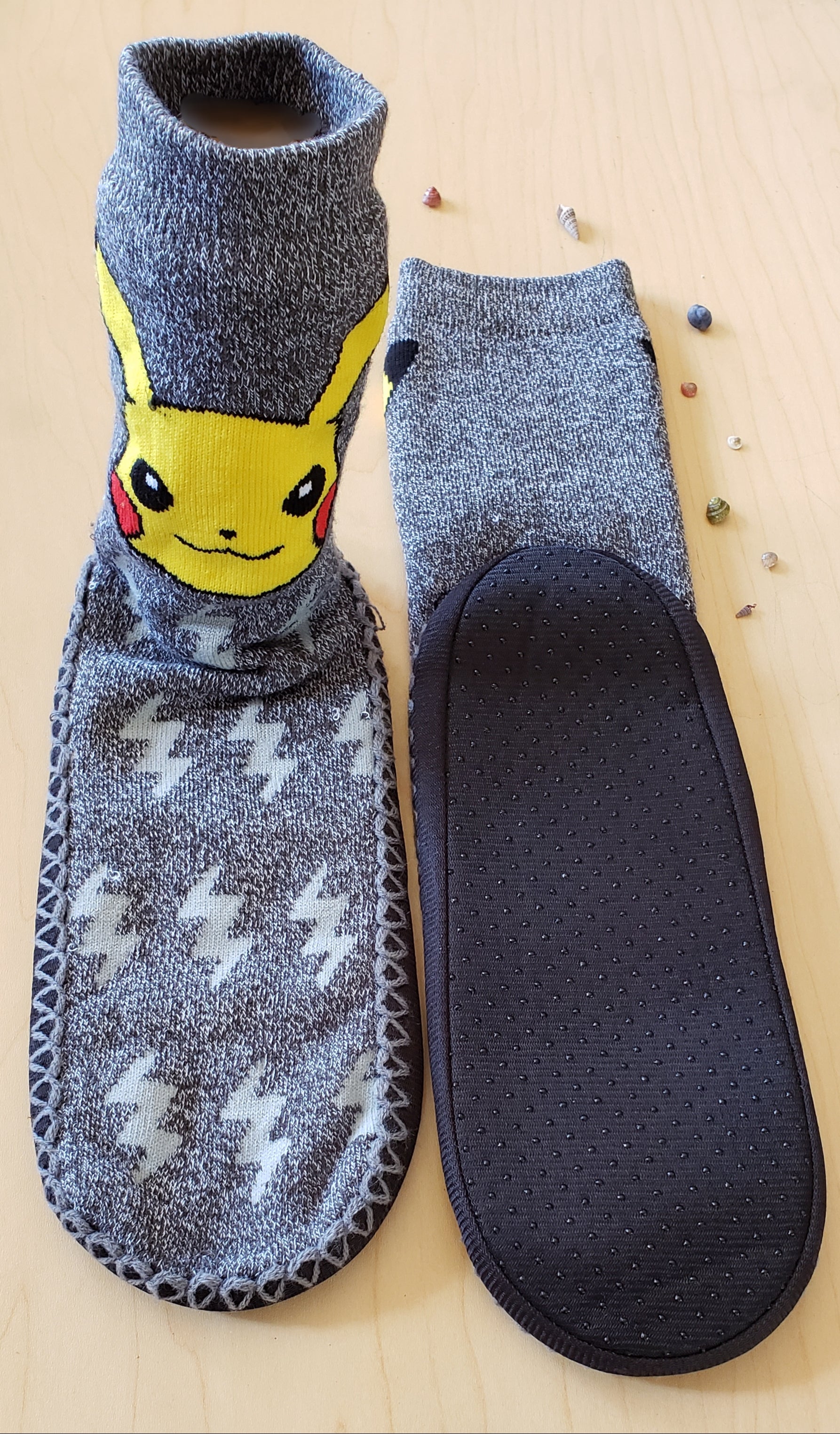 Pikachu Slipper Socks