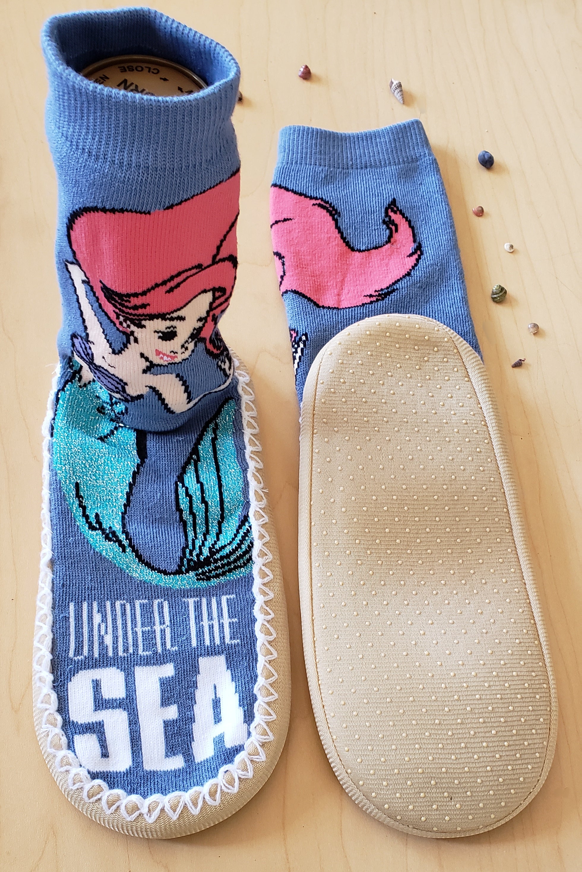 Little Mermaid Slipper Socks