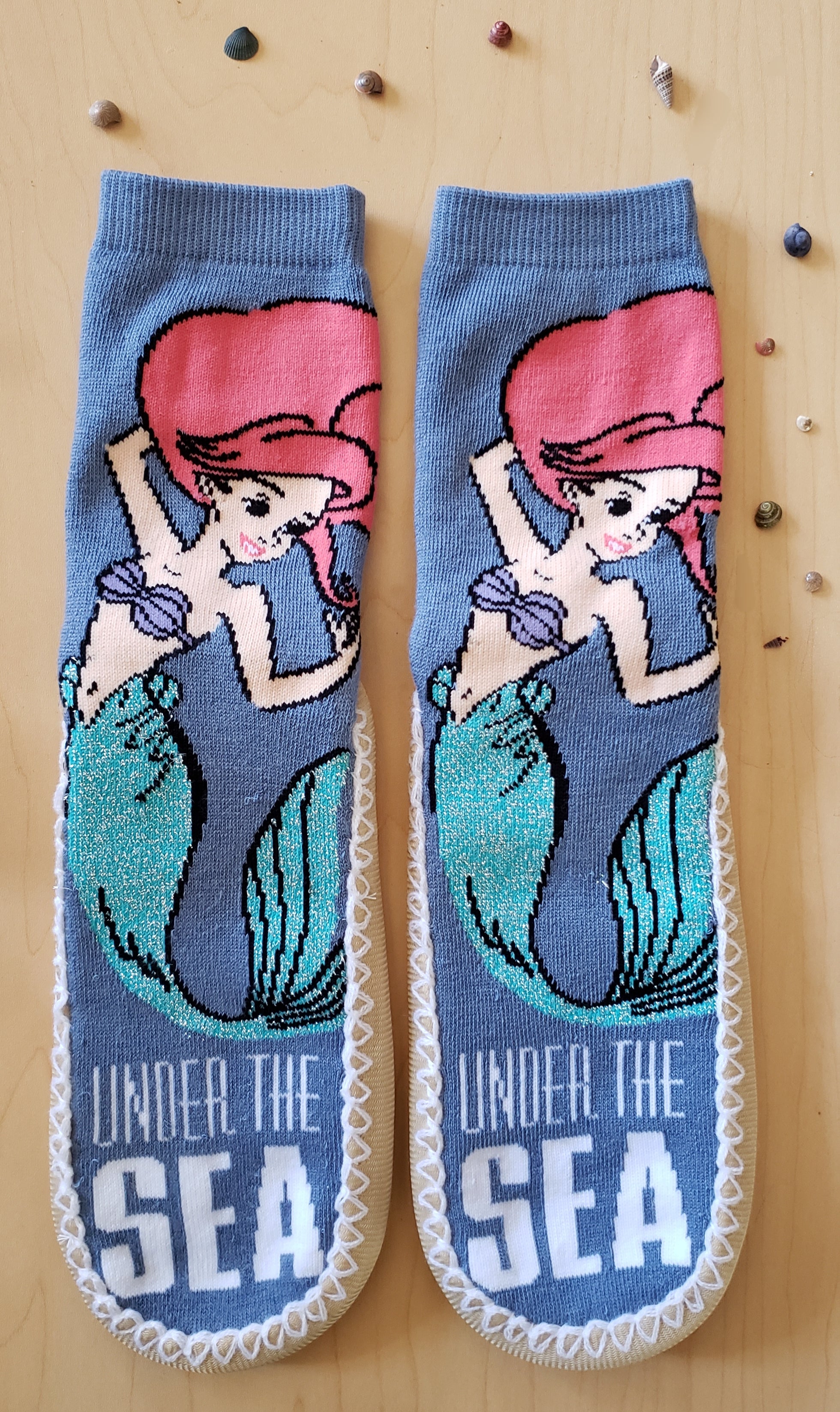 Little Mermaid Slipper Socks