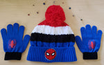 Kids SPIDERMAN Beanie And Gloves Set