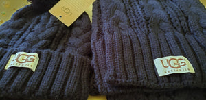 Knit Pom Beanie And Scarf Set By UGG