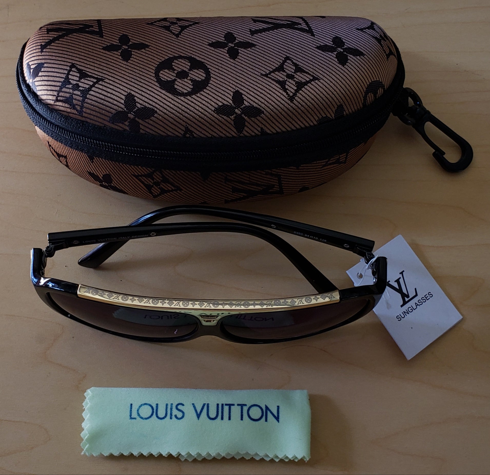 Black And Gold Shades By Louis Vuitton