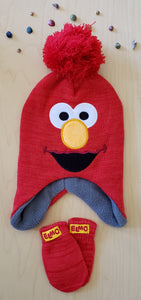 Toddler ELMO Beanie And Mittens