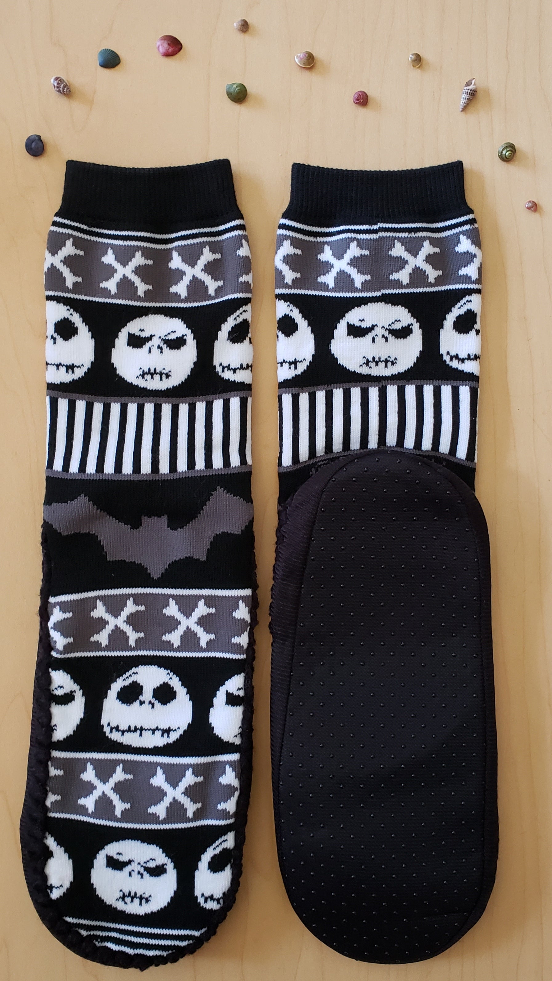 Jack Skeleton Slipper Socks