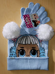 LOL Surprise Beanie + Gloves Set (Powder Blue)