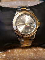 2 Tone Silver And Gold ROLEX Yacht Master