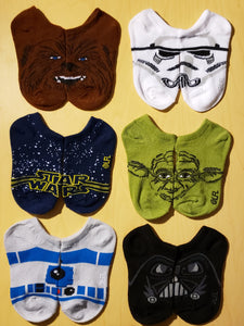 Kids STAR WARS Ankle Socks 3 Pair Bundle