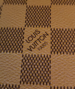 White And Grey Damier Wallet By Louis Vuitton