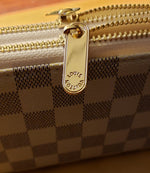 White And Grey Damier Wallet By Louis Vuitton