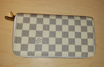 White And Grey Damier Wallet By Louis Vuitton