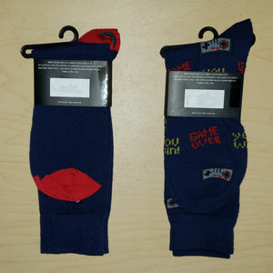 Marc Ecko Novelty Sox In GAME OVER And BOXING CHAMP