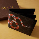 Black GG King Snake Wallet By Gucci