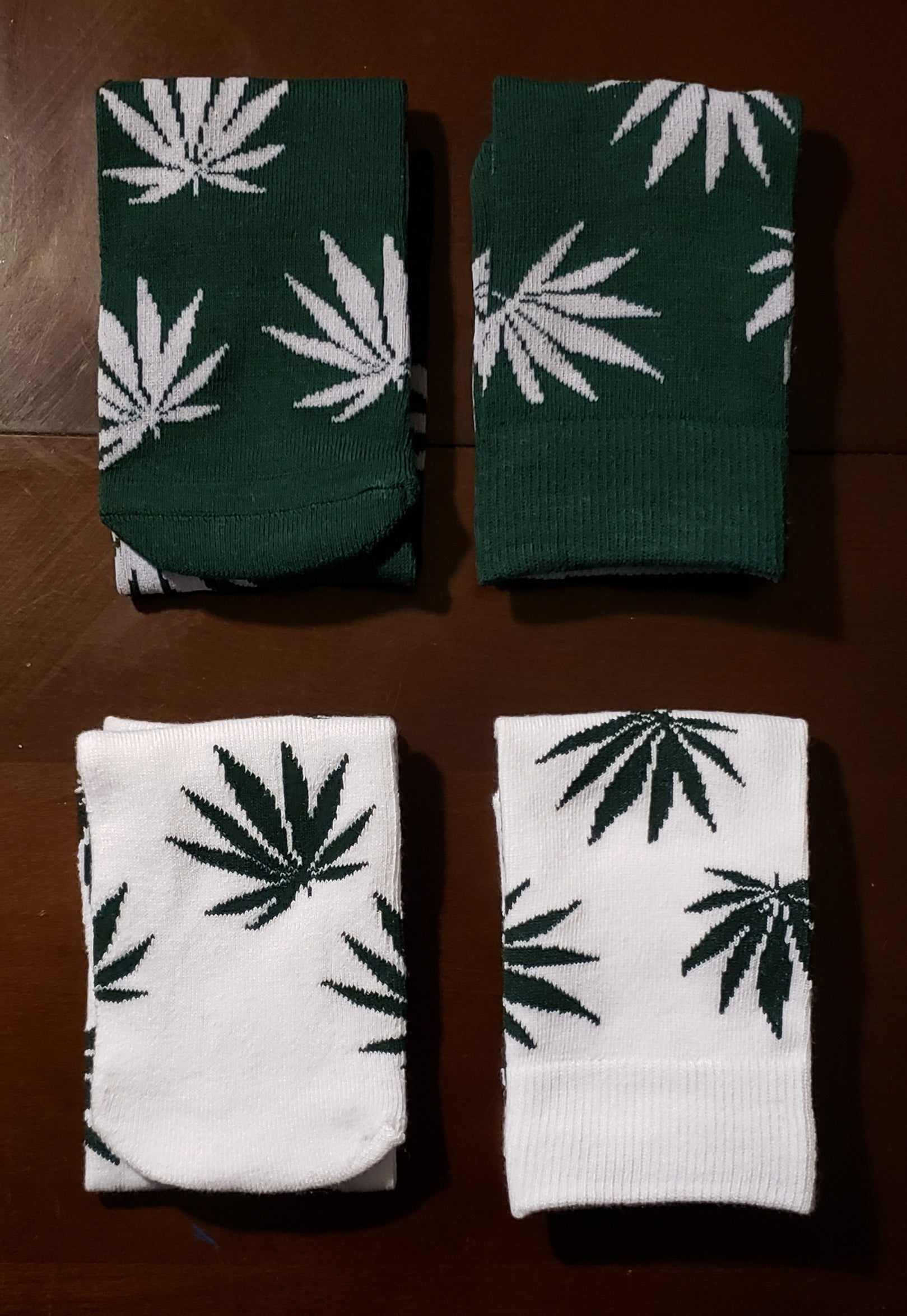 Cannabis Plant Thick Crew Socks