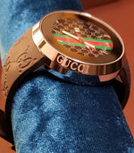 Mirrored Bezel Watch By Gucci