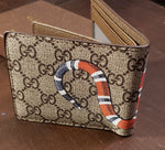 Coffee King Snake GG Wallet By GUCCI