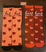 HIS And HERS Valentine's Day Socks