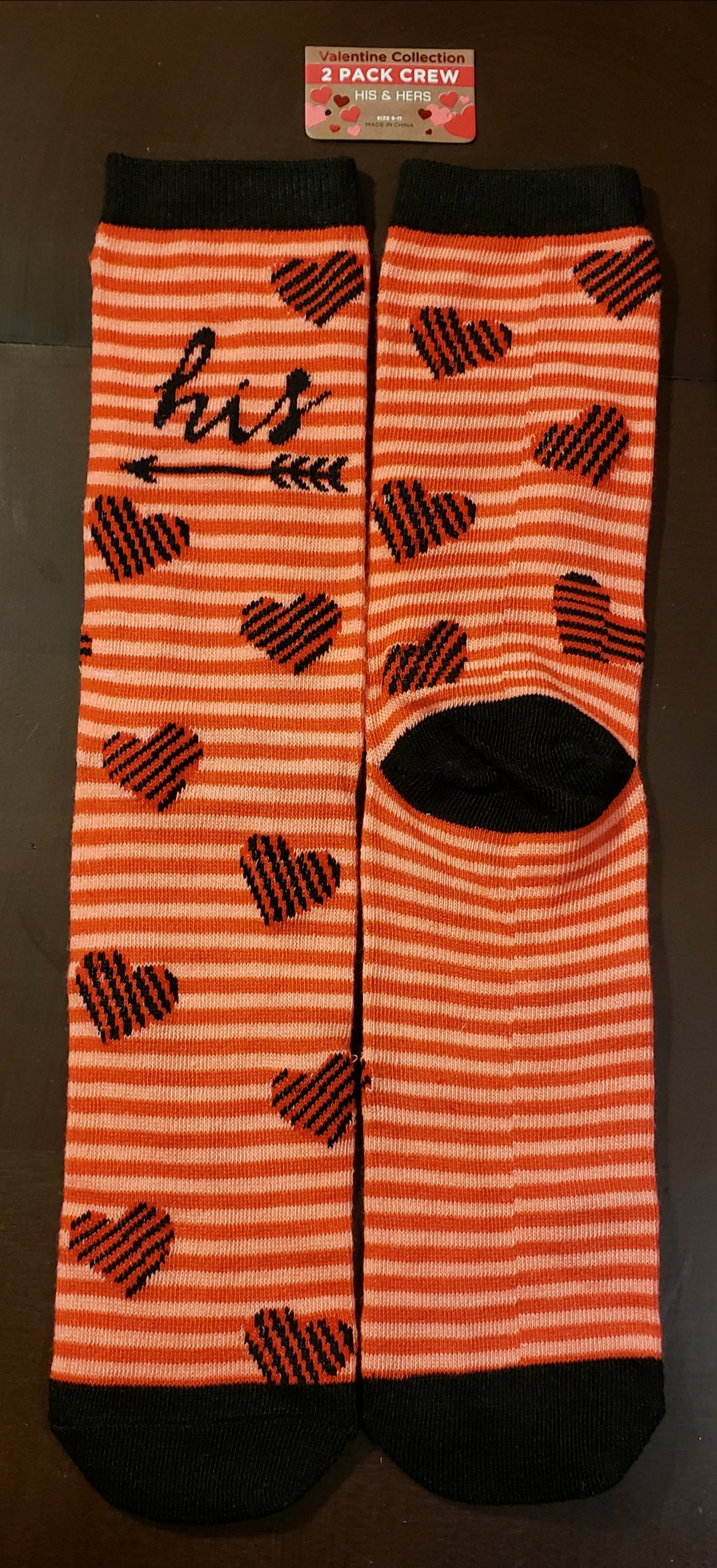 HIS And HERS Valentine's Day Socks