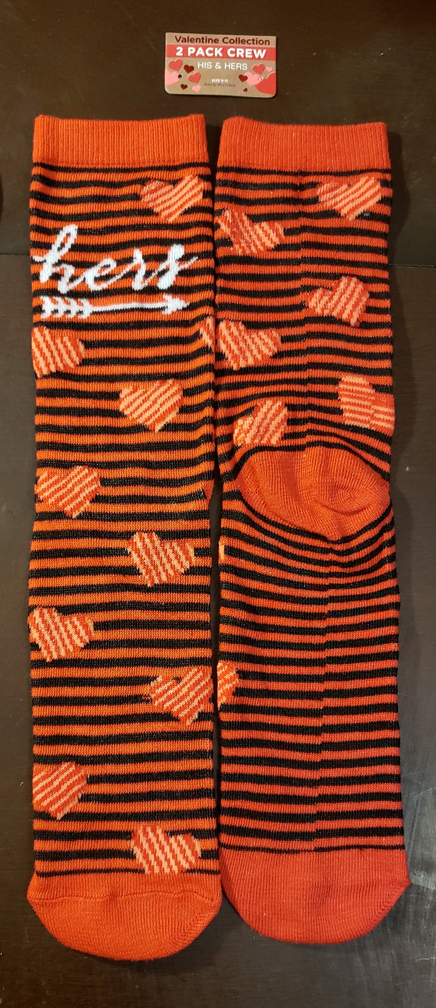 HIS And HERS Valentine's Day Socks