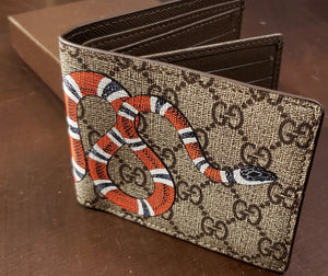 Coffee King Snake GG Wallet By GUCCI