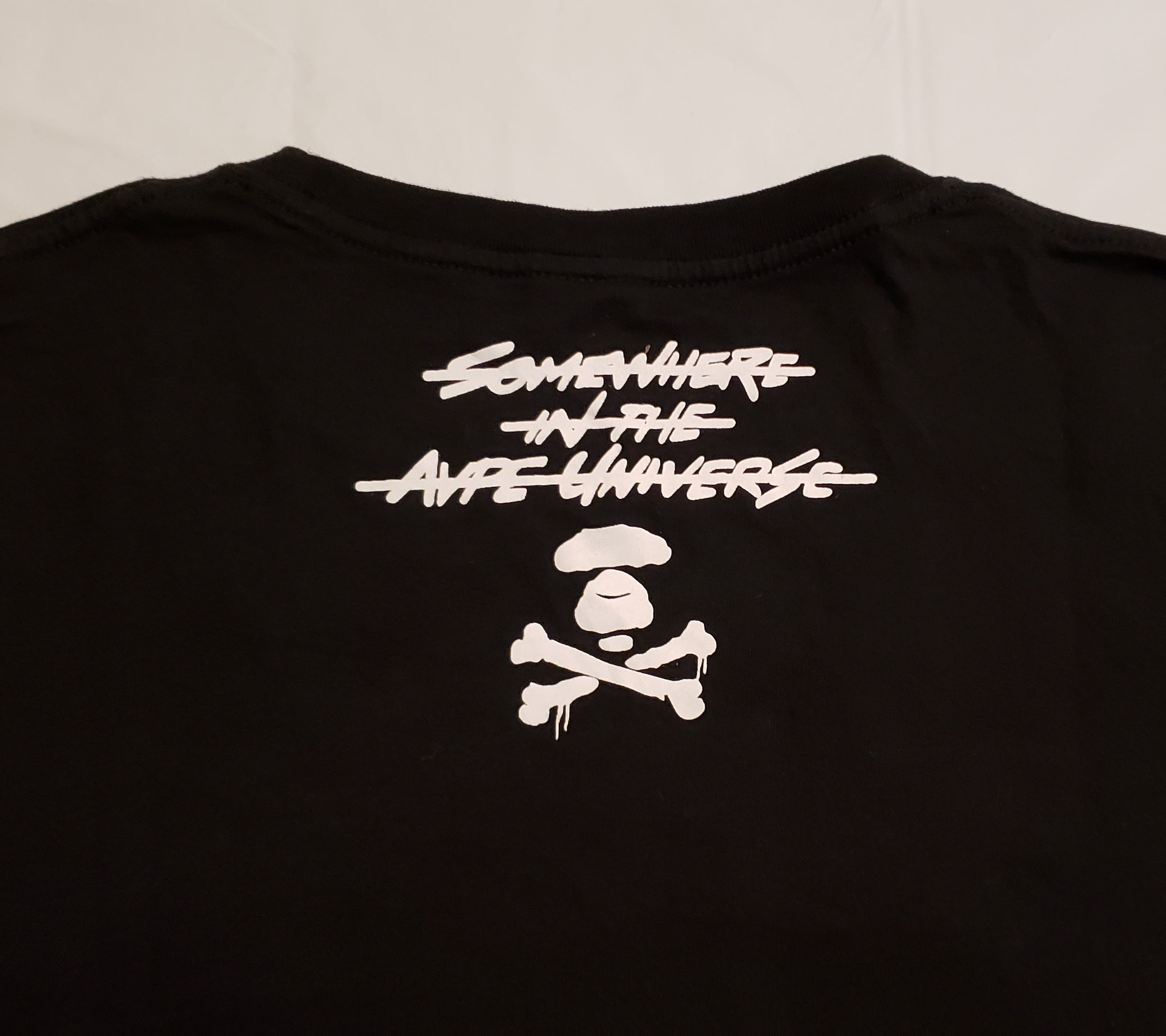 Black BAPE In The Aape Universe Tee (LARGE)