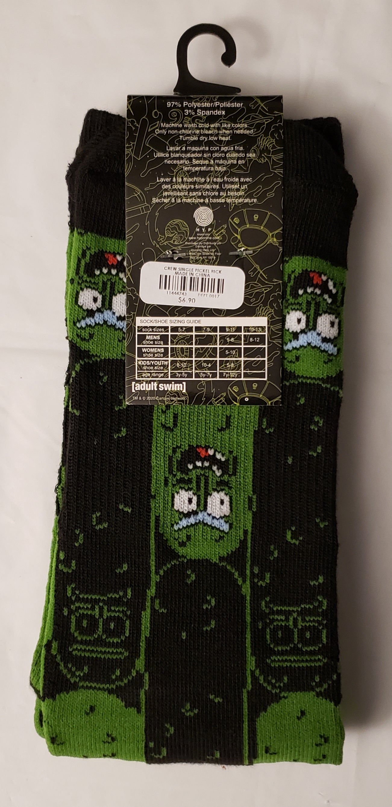 Rick And Morty Pickle Crew Sox