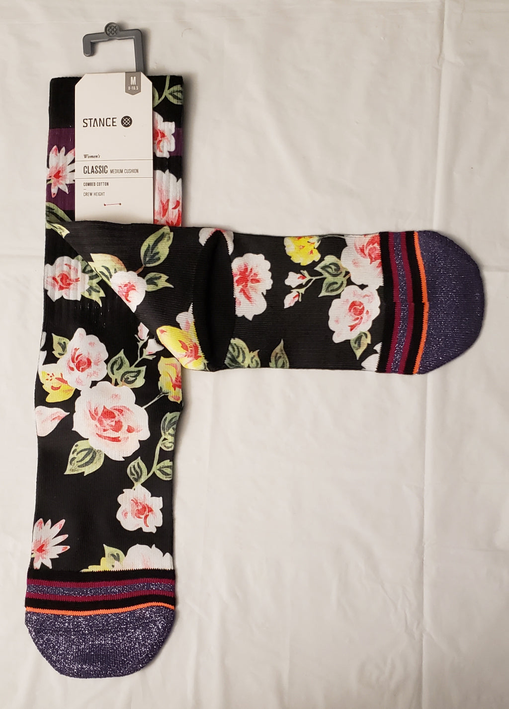 STANCE Black Floral Women's Classic Sox