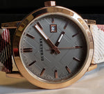 Leather Band Rose Gold BURBERRY Watch