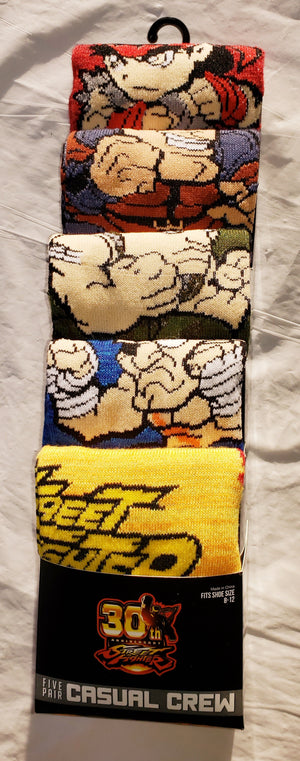 STREET FIGHTER 30th Anniversary Crew Sox