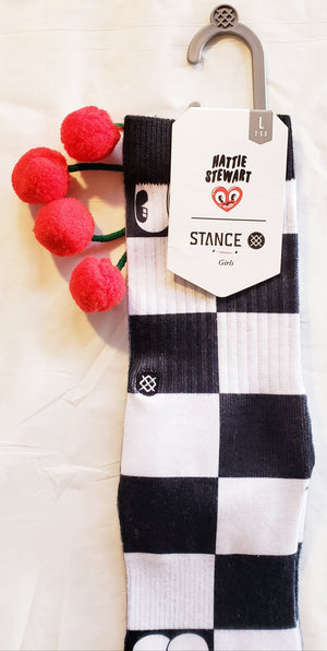 Youth Checkered STANCE Sox By Hattie Stewart