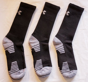 UNDER ARMOUR HEATGEAR CREW SOX 3 Pack (CUSTOMIZABLE)