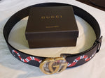 Black King Snake Belt By GUCCI