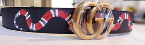 Black King Snake Belt By GUCCI