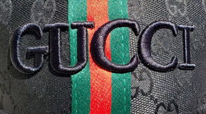 Black Embroidered GUCCI Cap