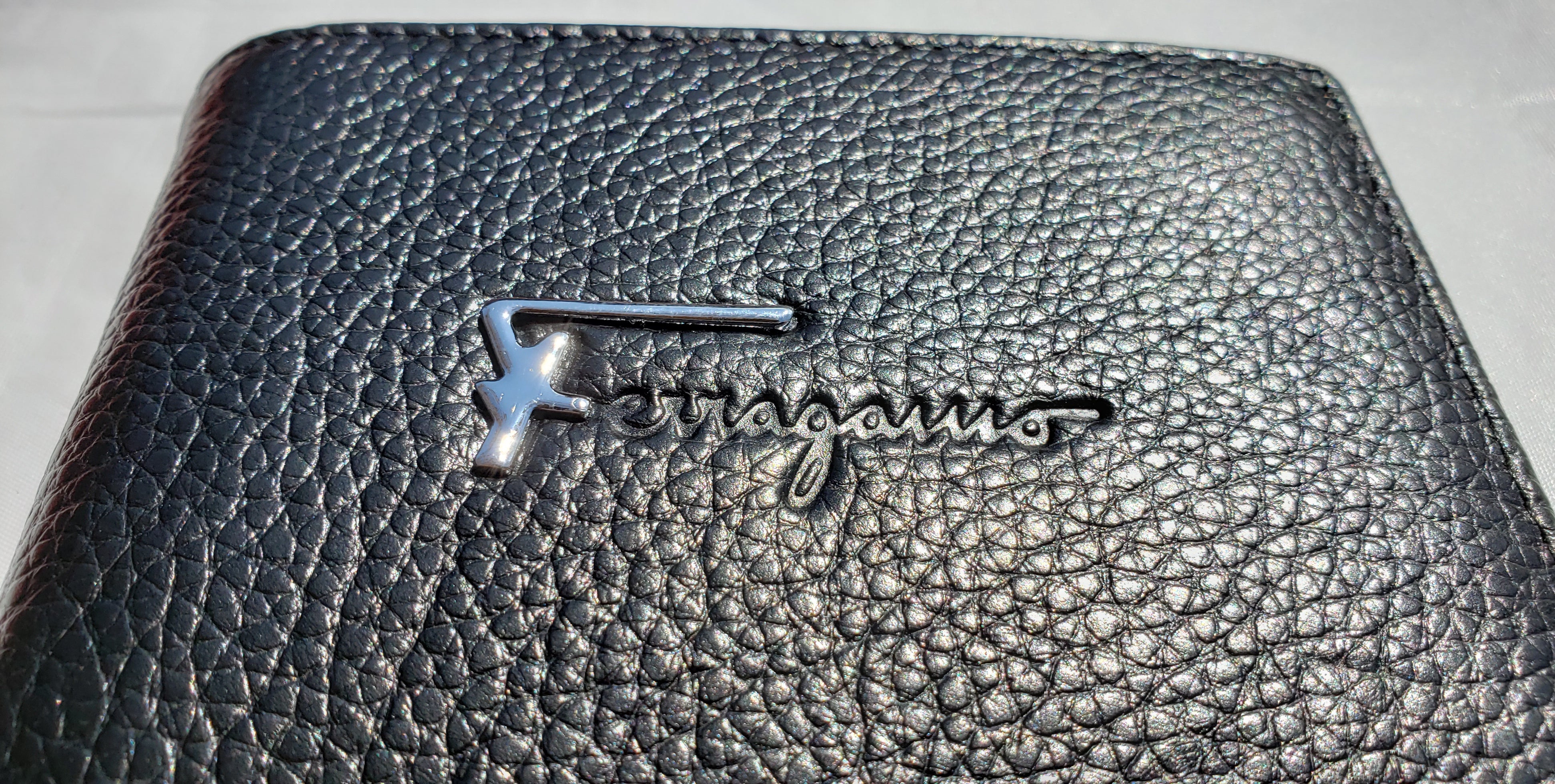 Chrome F Leather Salvatore Ferragamo Wallet