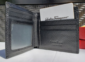 Chrome F Leather Salvatore Ferragamo Wallet