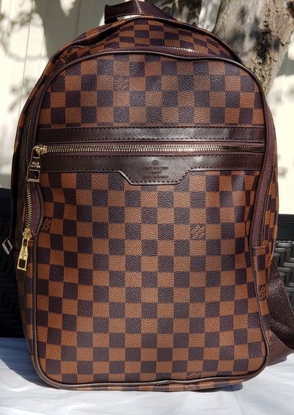 Packall leather backpack Louis Vuitton Brown in Leather - 22498655