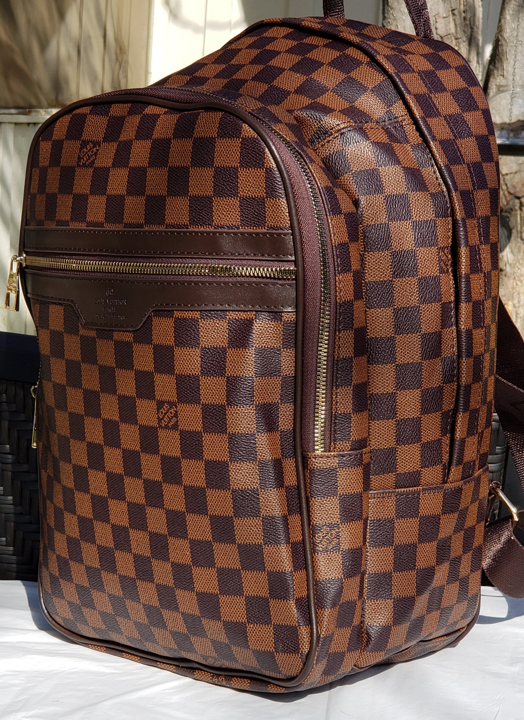 Randonnée leather backpack Louis Vuitton Brown in Leather - 32044212