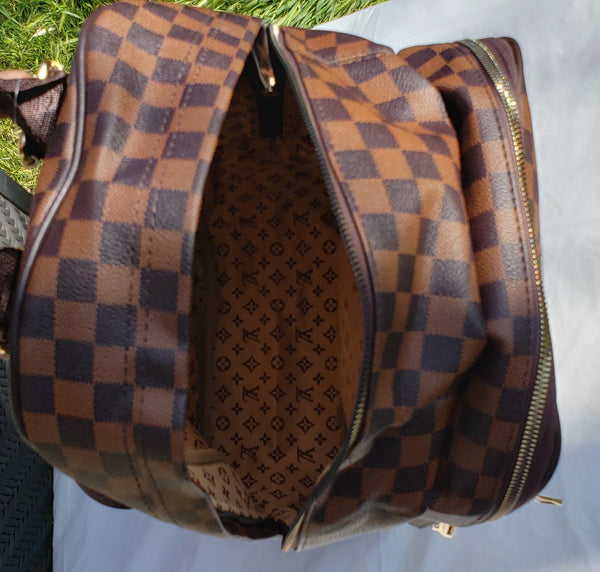 Leather backpack Louis Vuitton Brown in Leather - 23615098