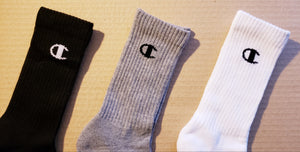 Young Men/Womens Champion Crew Sox (CUSTOMIZABLE)